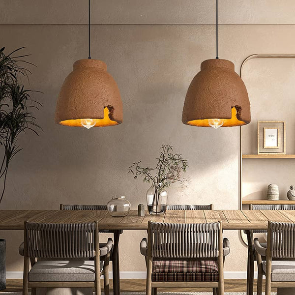 Moderner minimalistischer Wabi-sabi-Anhänger für Küche und Wohnzimmer