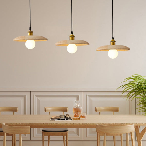 Nordic Massivholz Kronleuchter Esszimmer Schlafzimmer Nachttisch Kleine Pendelleuchte