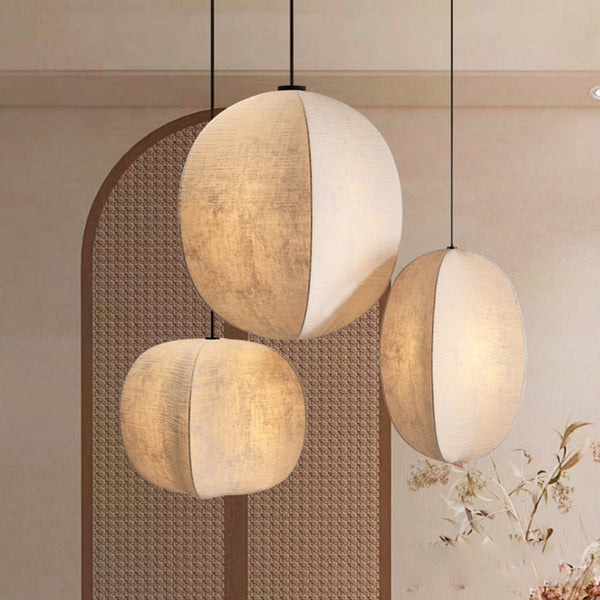 Wabi-sabi Stil Wohnzimmer Stoff Kronleuchter japanische Gastfamilie Leuchte